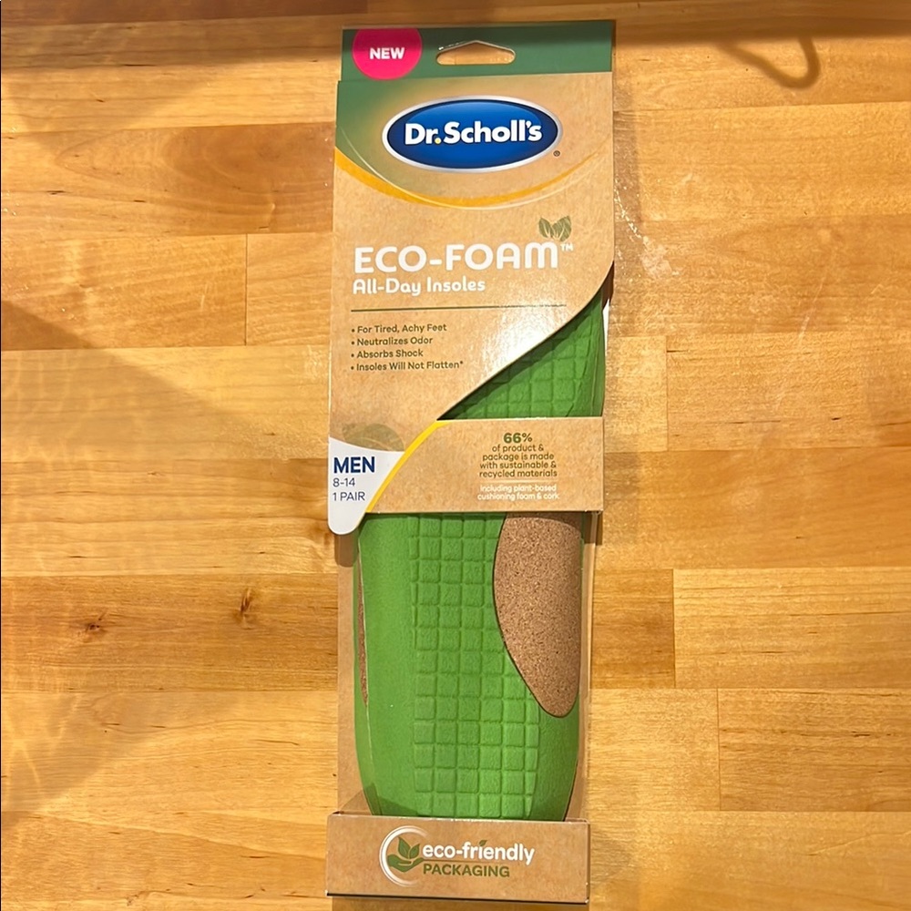 Dr. Scholl's Eco-Foam Green Insoles(MEN)